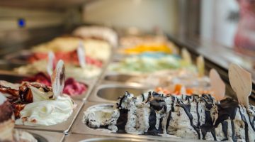 assorted-flavor-ice-cream-on-gray-metal-buffet-server-1352299